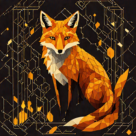 A small fox den